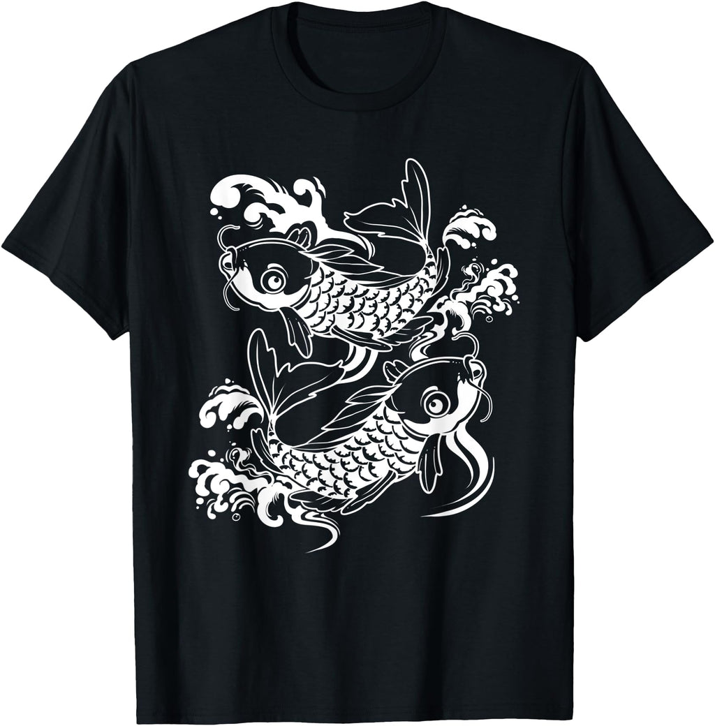 Original Asian Koi Fish Japaneses Carp T-Shirt - Aesthetic Graphic Unisex - T-Shirt, Sweatshirt, Hoodie