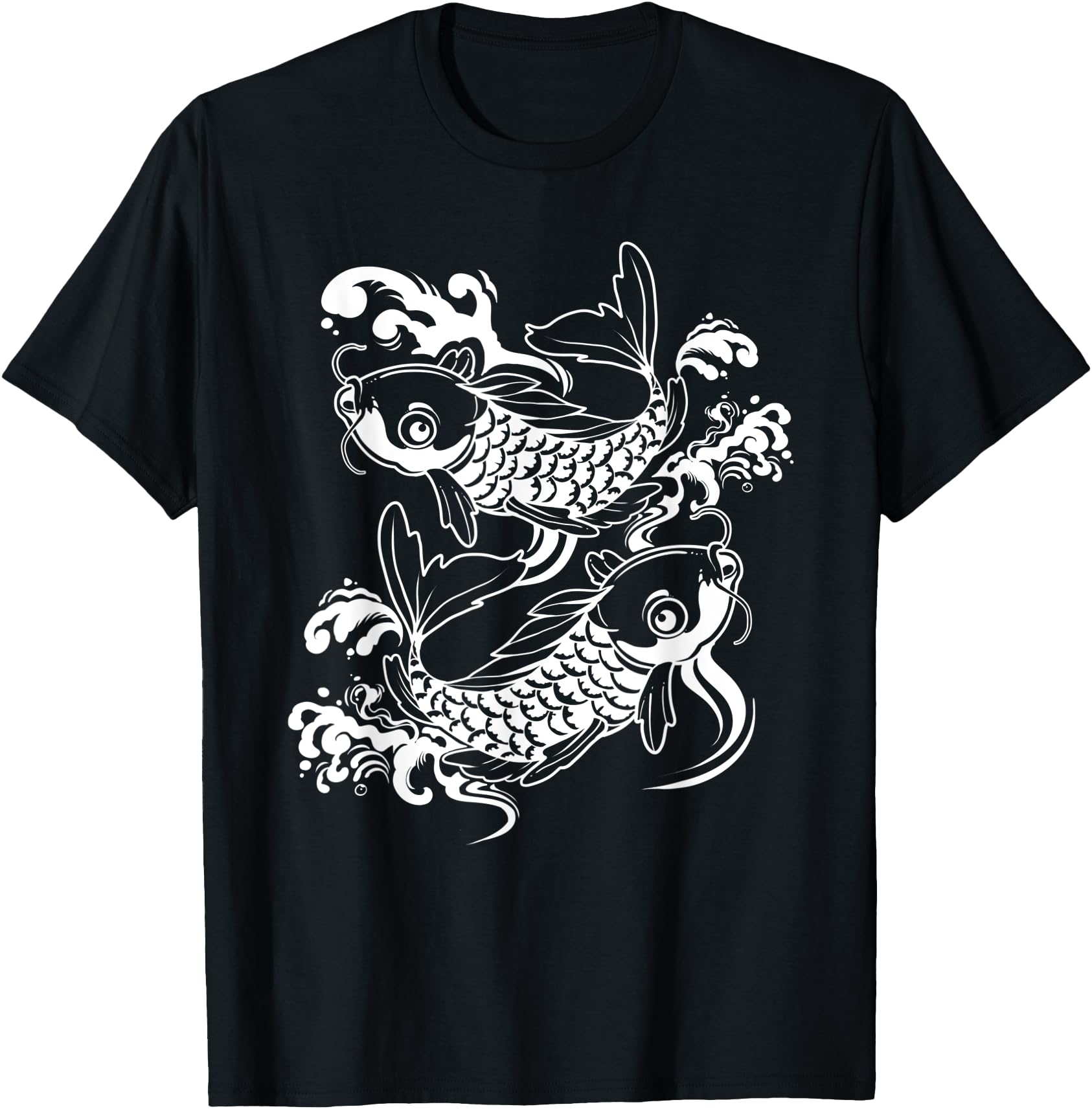 Original Asian Koi Fish Japaneses Carp T-Shirt - Aesthetic Graphic Unisex - T-Shirt, Sweatshirt, Hoodie