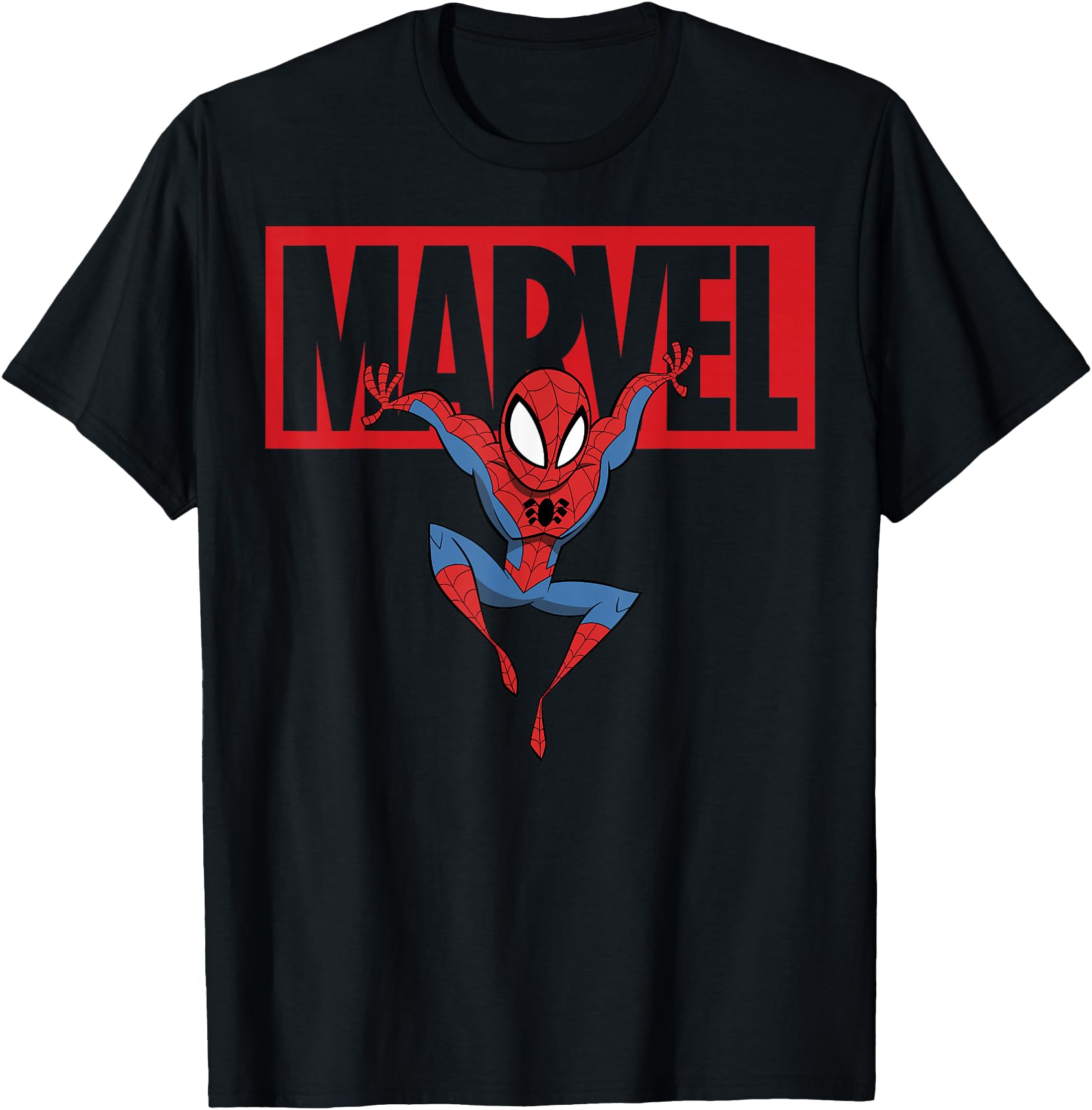Marvel Spider Chibi Action Pose Logo Hoodie - Trendy Graphic for Adults - T-Shirt, Sweatshirt, Hoodie