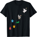 Authentic Origami Paper Crane Japanese T-Shirt - Trendy Graphic Unisex - T-Shirt, Sweatshirt, Hoodie