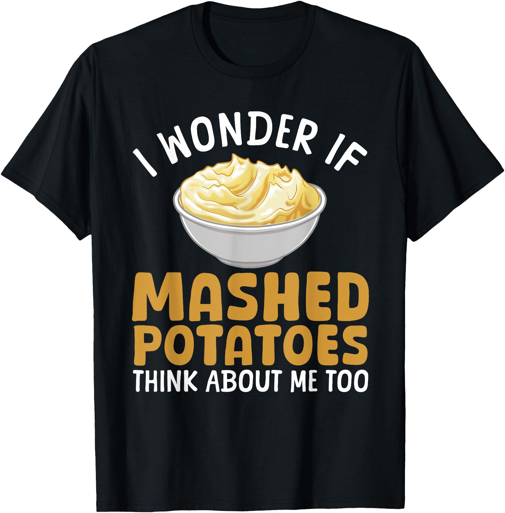 Authentic Mashed Potato Art Sweatshirt - Aesthetic Graphic for Adults - T-Shirt, Sweatshirt, Hoodie