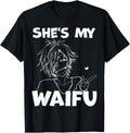 Exclusive She S My Waifu Anime Hoodie - Aesthetic Graphic Men Women - T-Shirt, Sweatshirt, Hoodie