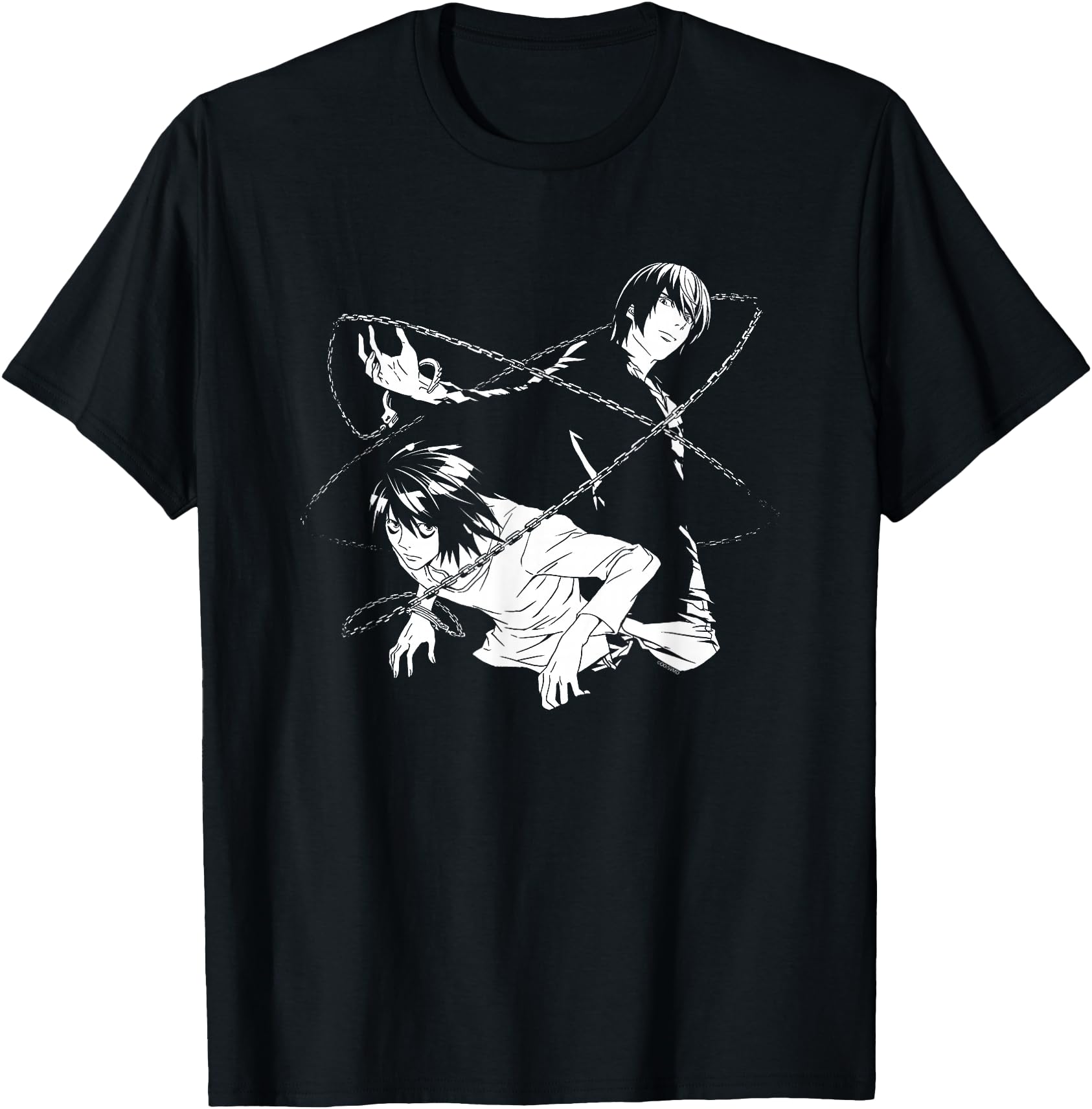 Authentic Death Note Light And L Hoodie - Streetwear Style for Adults - T-Shirt, Sweatshirt, Hoodie