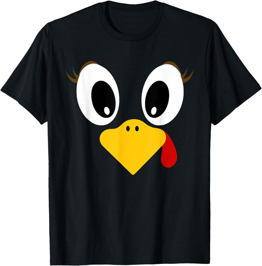Handcrafted Turkey Eyes Beak T-Shirt - Streetwear Style for Adults - T-Shirt, Sweatshirt, Hoodie