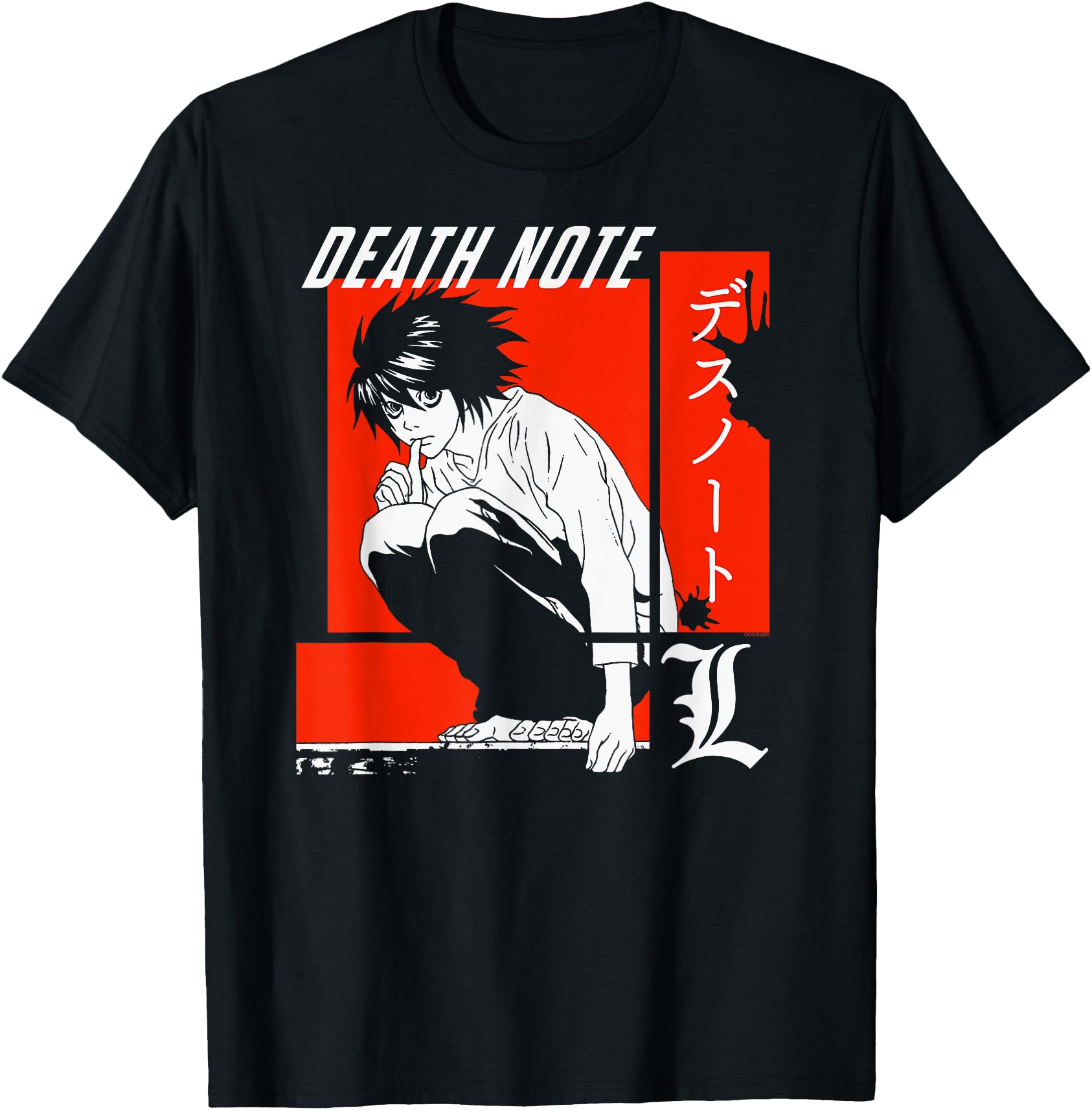 Death Note Blocks L Anime Exclusive Hoodie - Aesthetic Graphic Unisex - T-Shirt, Sweatshirt, Hoodie