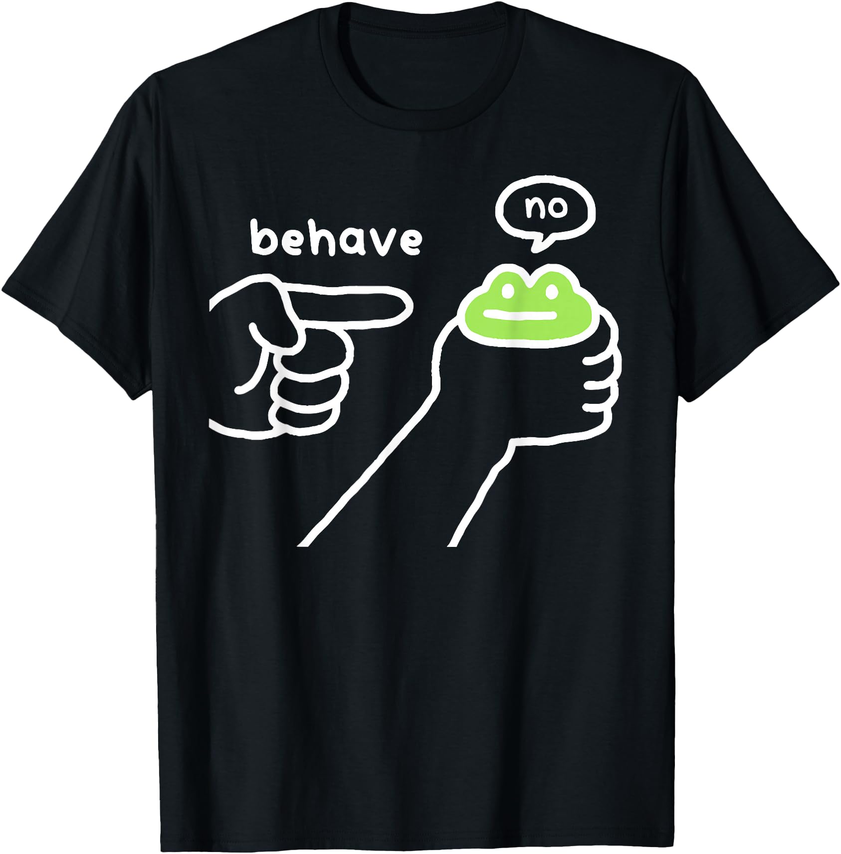 Authentic Dishonest Frog Frog Meme T-Shirt - Casual Everyday Wear Unisex - T-Shirt, Sweatshirt, Hoodie