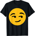 Original Emoticon Smirking Sarcastic T-Shirt - Trendy Graphic for Adults - T-Shirt, Sweatshirt, Hoodie