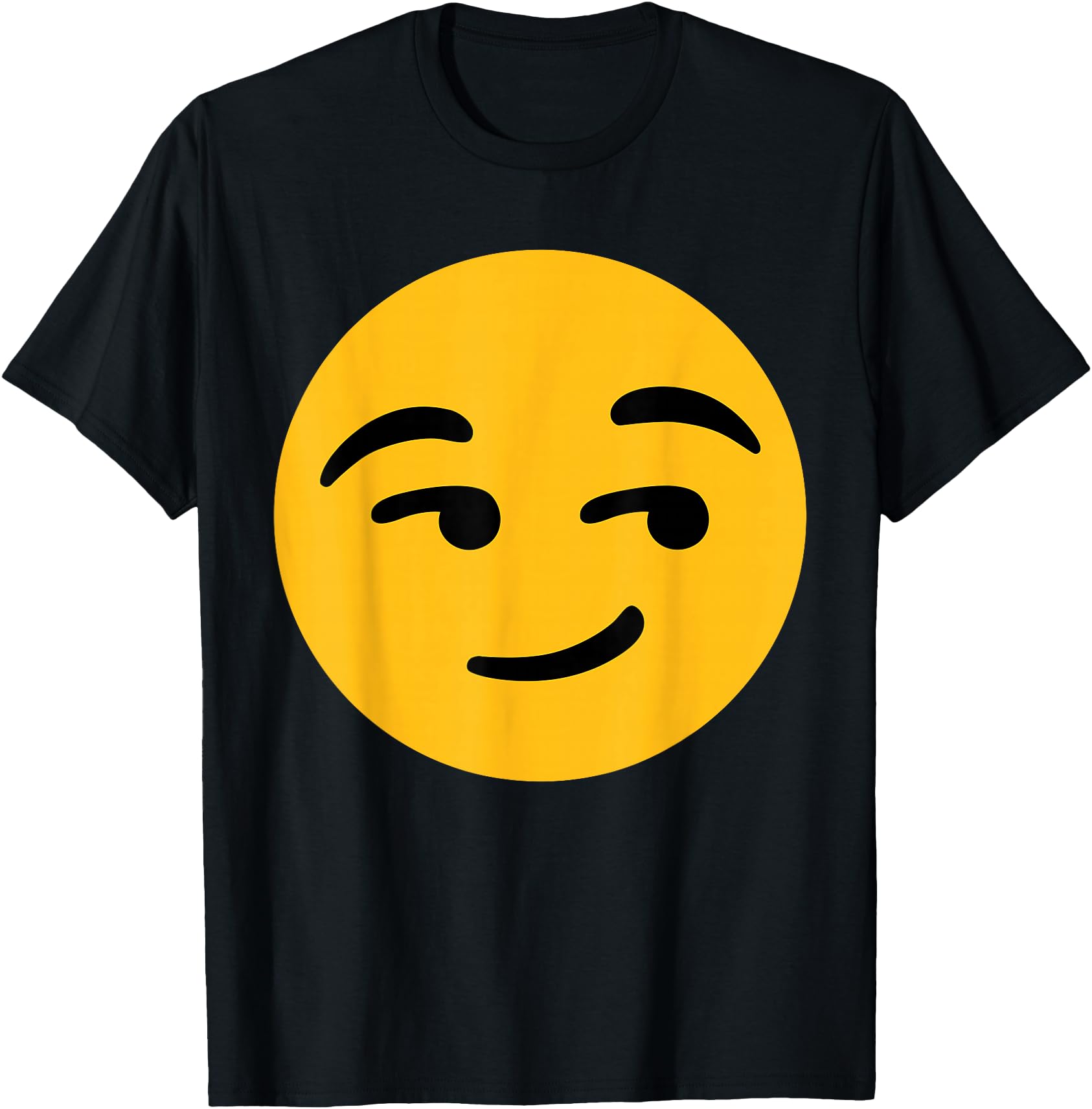 Original Emoticon Smirking Sarcastic T-Shirt - Trendy Graphic for Adults - T-Shirt, Sweatshirt, Hoodie
