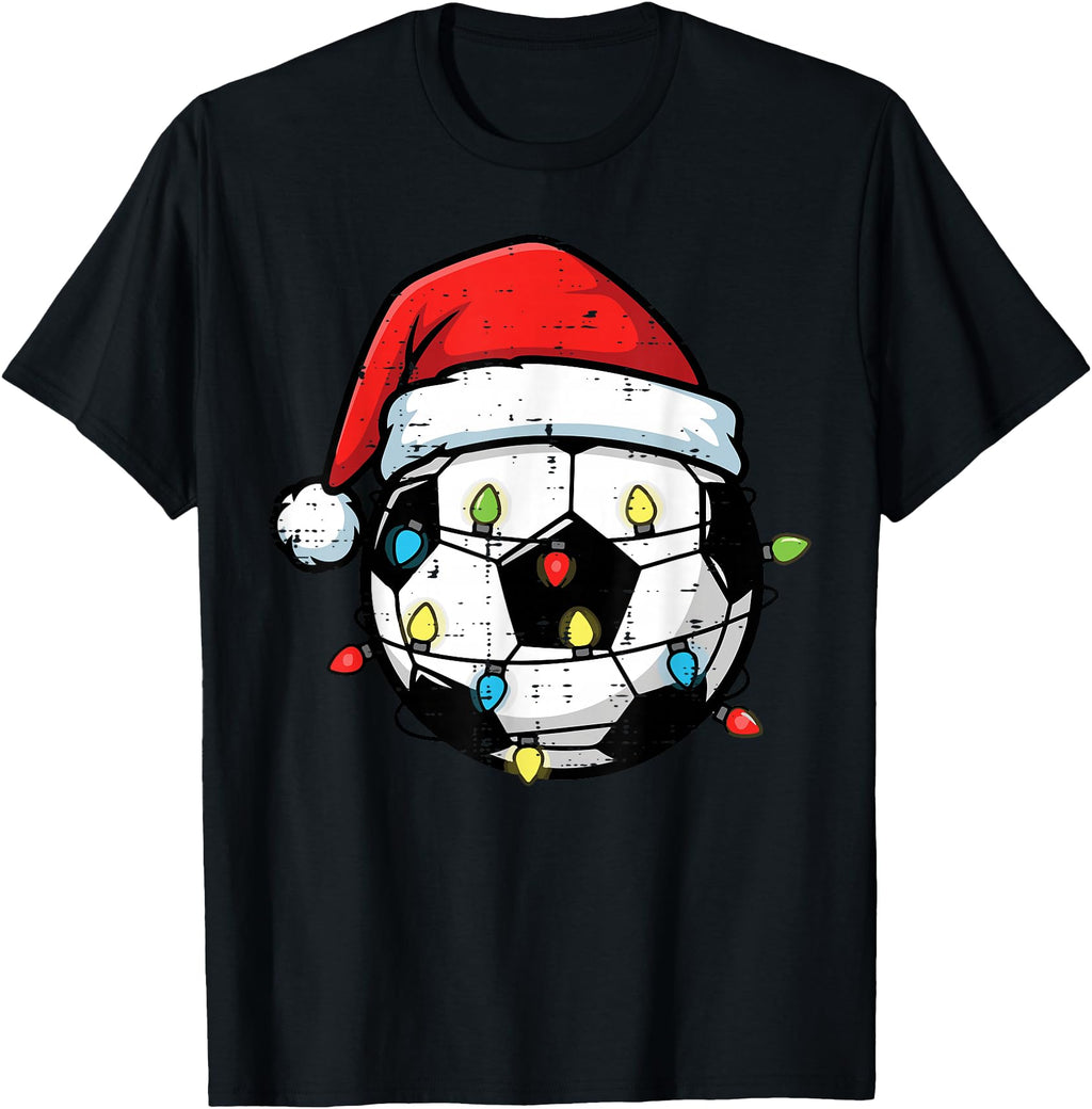 Exclusive Soccer Ball Santa Sweatshirt - Fun Novelty Design Unisex - T-Shirt, Sweatshirt, Hoodie