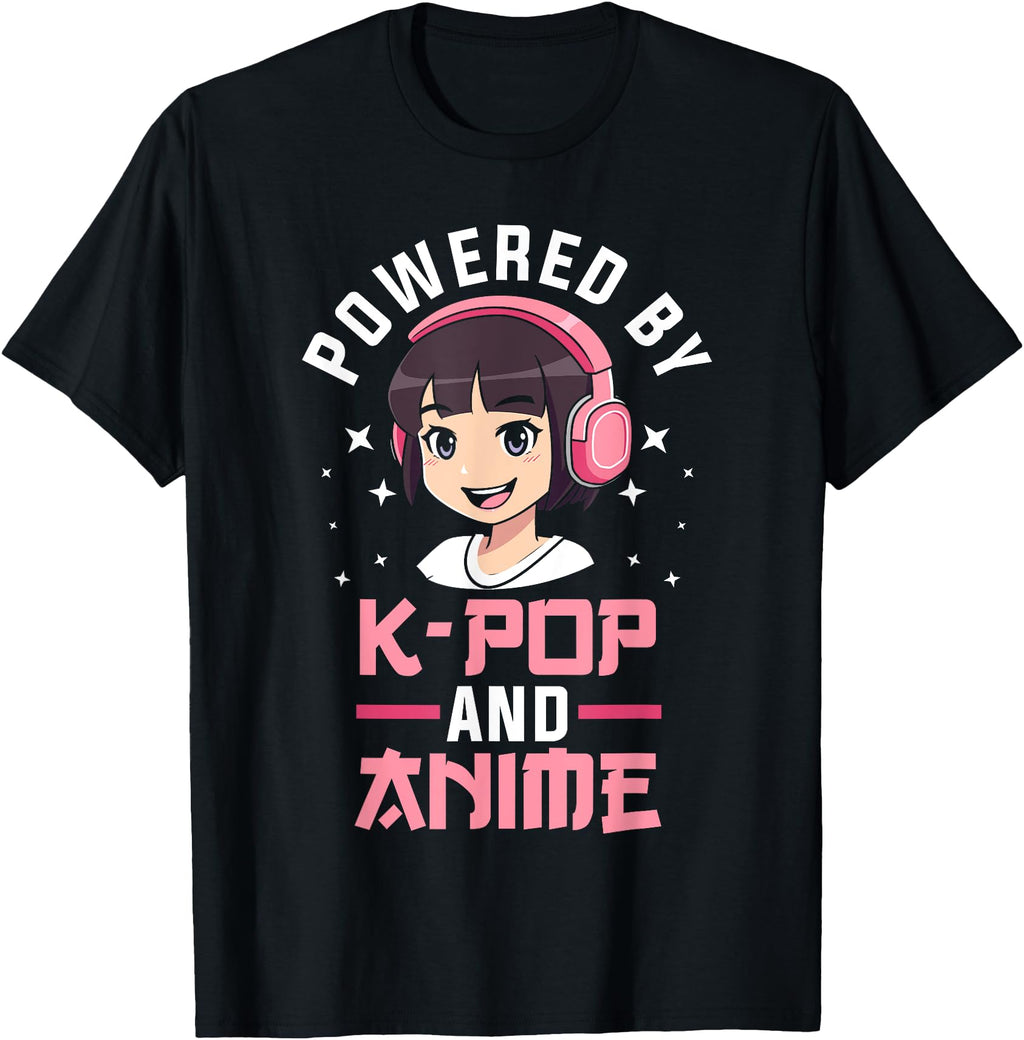 Handcrafted Powered K Pop And Anime Sweatshirt - Graphic Print Men Women - T-Shirt, Sweatshirt, Hoodie