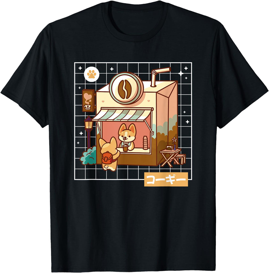 Handcrafted Corgi Dog Kawaii Pembroke T-Shirt - Unique Graphic Men Women - T-Shirt, Sweatshirt, Hoodie