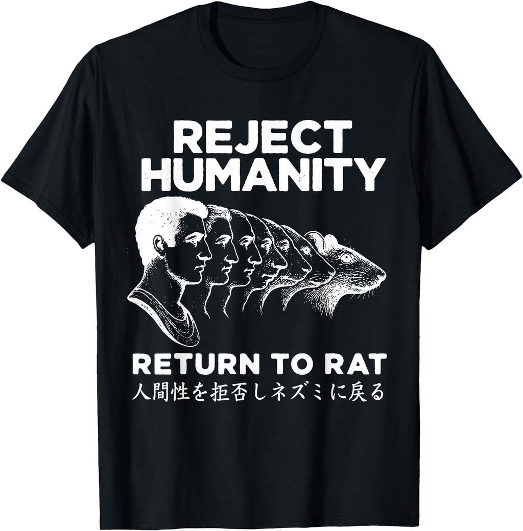 Reject Humanity Return To Rat Sweatshirt - Graphic Print for Adults - T-Shirt, Sweatshirt, Hoodie