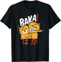 Handcrafted Slap Baka Cat Japanese T Hoodie - Fun Novelty Design Men Women - T-Shirt, Sweatshirt, Hoodie
