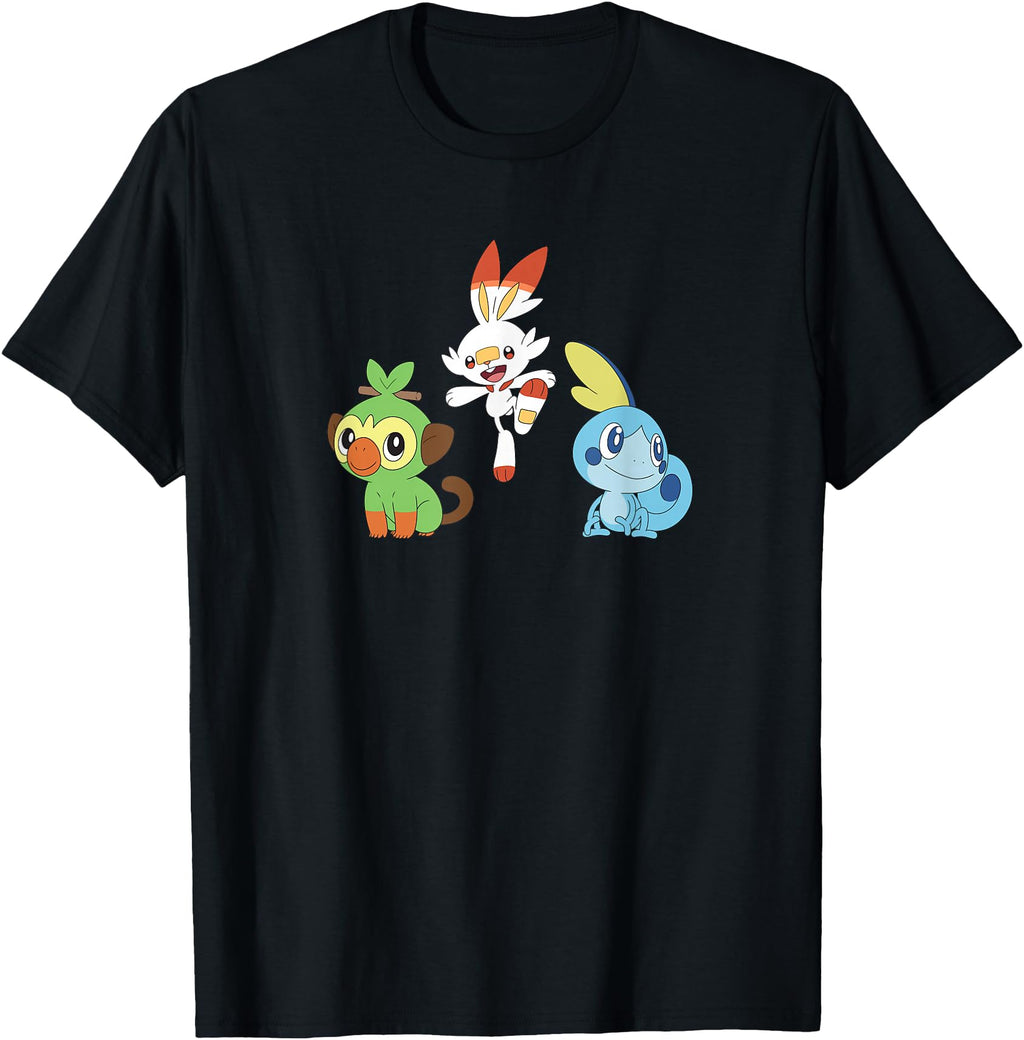 Authentic Pokemon Scorbunny Sobble T-Shirt - Trendy Graphic Men Women - T-Shirt, Sweatshirt, Hoodie