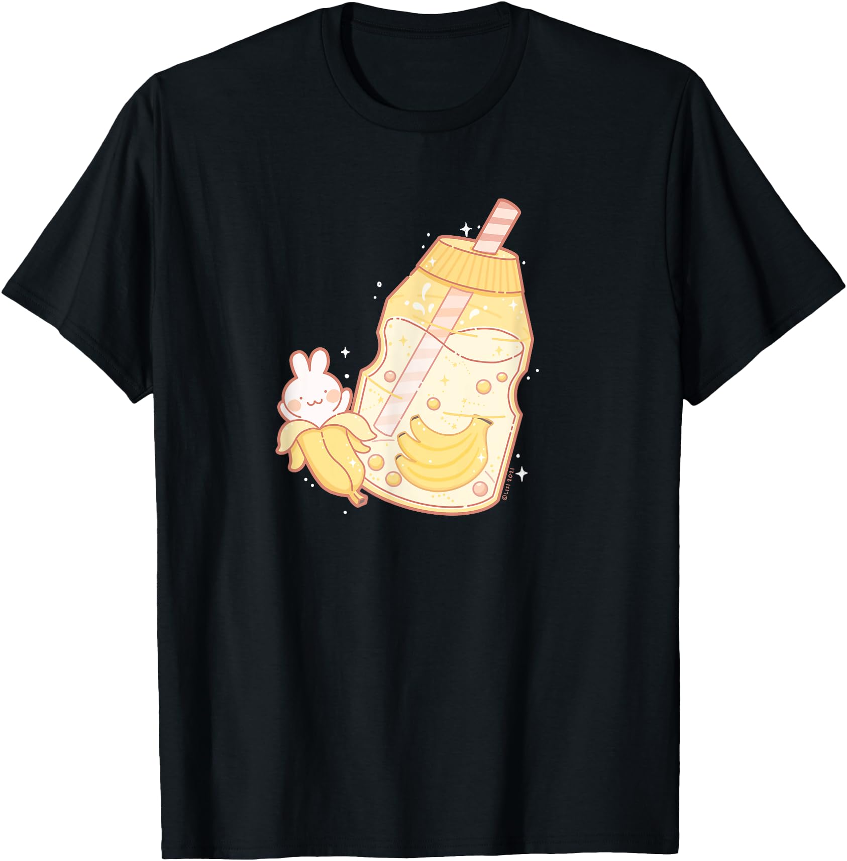Handcrafted Banana Milk Drink T-Shirt - Casual Everyday Wear for Adults - T-Shirt, Sweatshirt, Hoodie