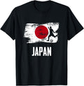 Handcrafted Japan Flag Jersey Japanese Hoodie - Custom Art Print Men Women - T-Shirt, Sweatshirt, Hoodie