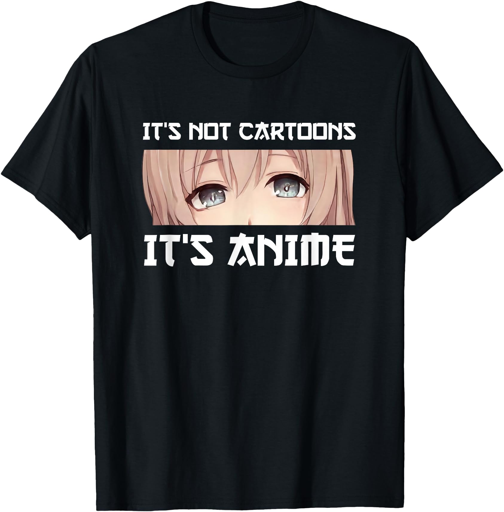 Authentic It S Not Cartoons It S Anime Hoodie - Novelty Apparel Unisex - T-Shirt, Sweatshirt, Hoodie