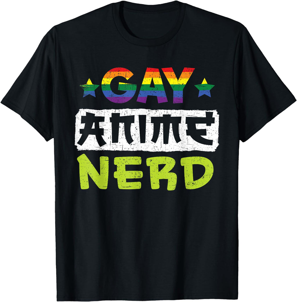 Handcrafted Gay Anime Nerd Manga Reader Hoodie - Novelty Apparel Unisex - T-Shirt, Sweatshirt, Hoodie