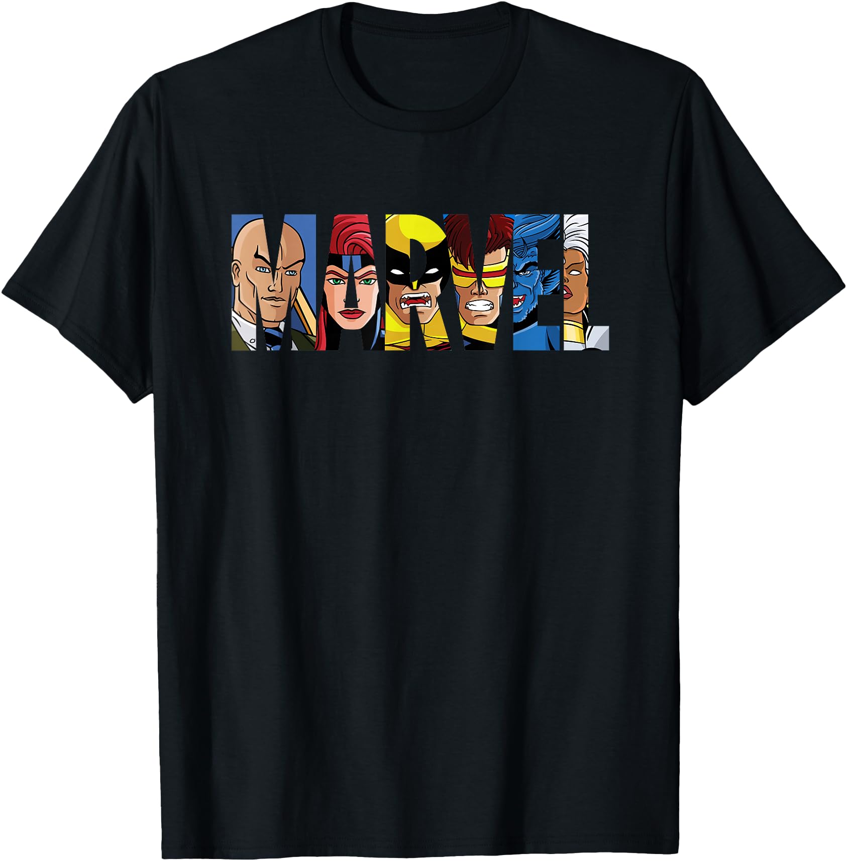 Handcrafted Marvel Logo X Inside T-Shirt - Novelty Apparel for Adults - T-Shirt, Sweatshirt, Hoodie
