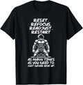 Original Reset Refocus Readjust Anime Gym Hoodie - Unique Graphic Unisex - T-Shirt, Sweatshirt, Hoodie