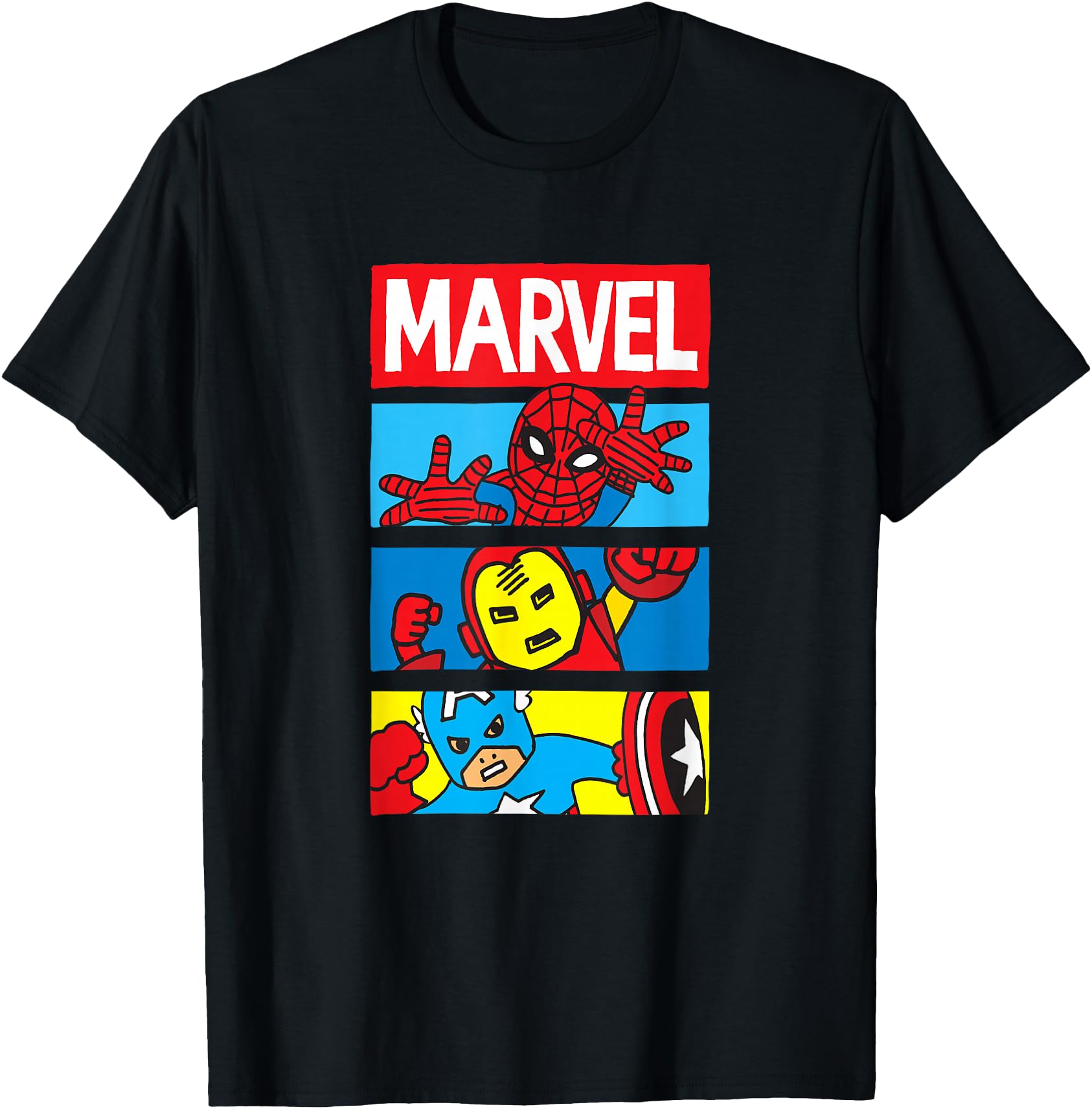 Marvel Comics Avengers Chibi Team Up Hoodie - Aesthetic Graphic Unisex - T-Shirt, Sweatshirt, Hoodie