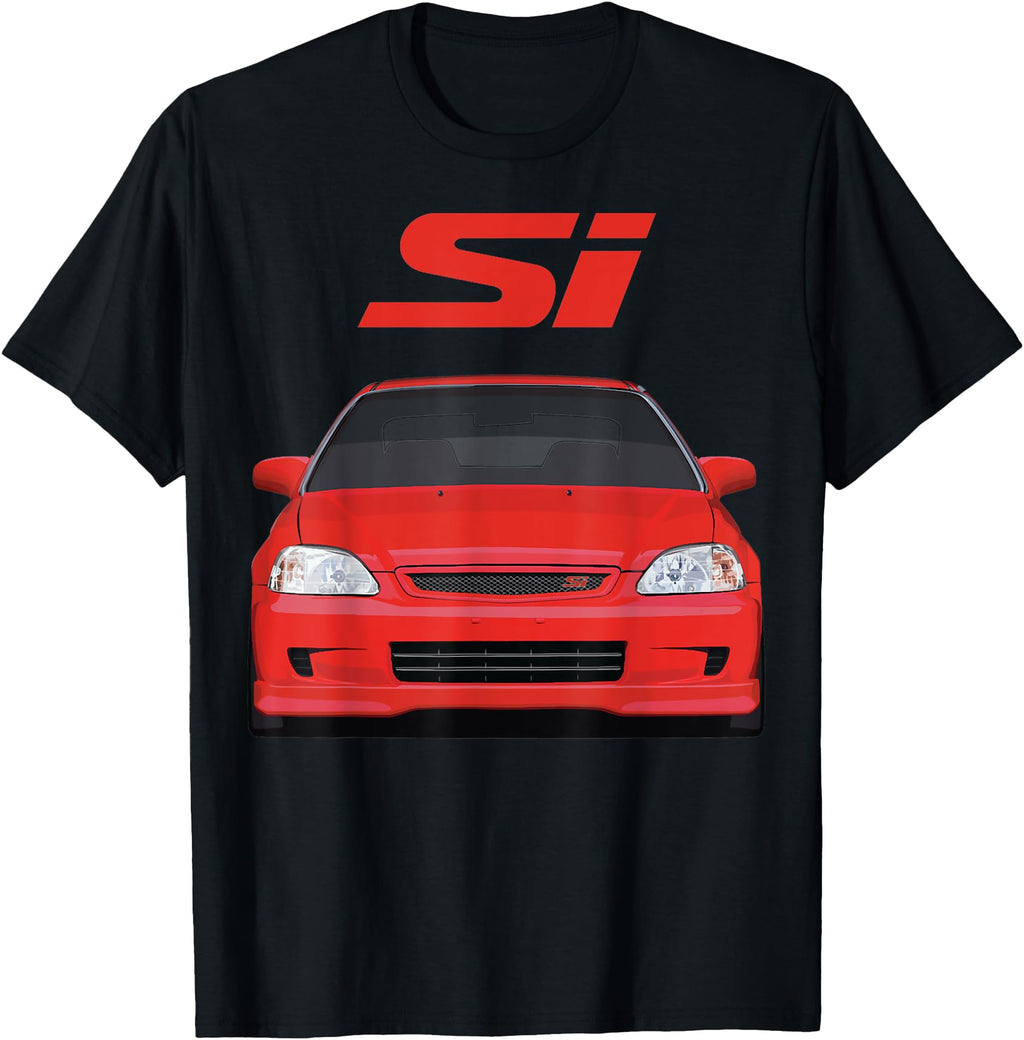 Civic Si Jdm Japanese Car Artist T-Shirt - Fun Novelty Design for Adults - T-Shirt, Sweatshirt, Hoodie