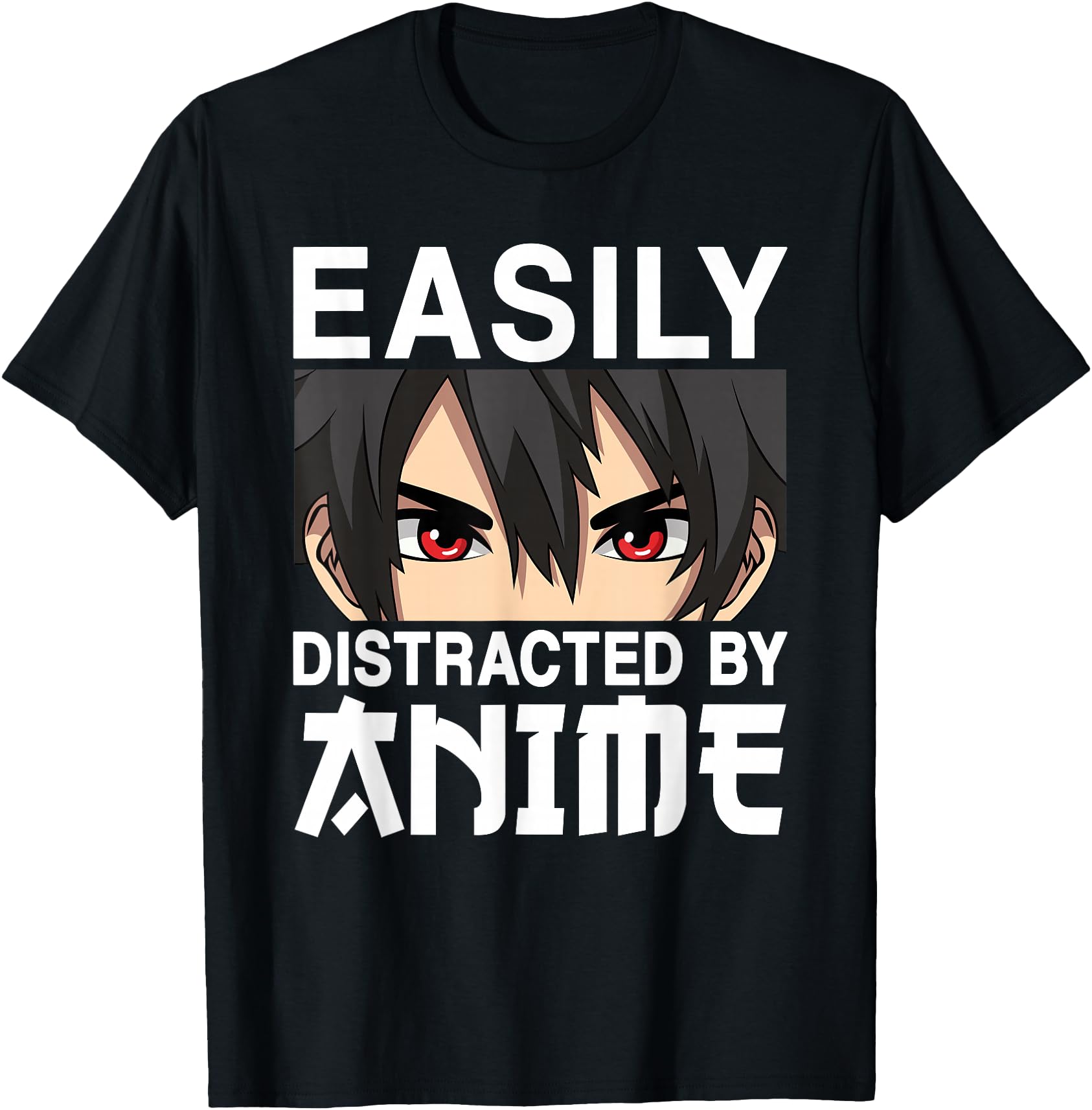 Easily Distracted Anime Otaku Sweatshirt - Fun Novelty Design for Adults - T-Shirt, Sweatshirt, Hoodie
