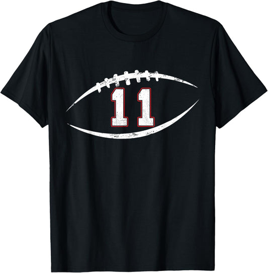 11 Number Football Player 11 Lucky Number Shirt Perfect Gift for