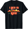 Original I Like It Raw Sushi Hoodie - Unique Graphic for Adults - T-Shirt, Sweatshirt, Hoodie