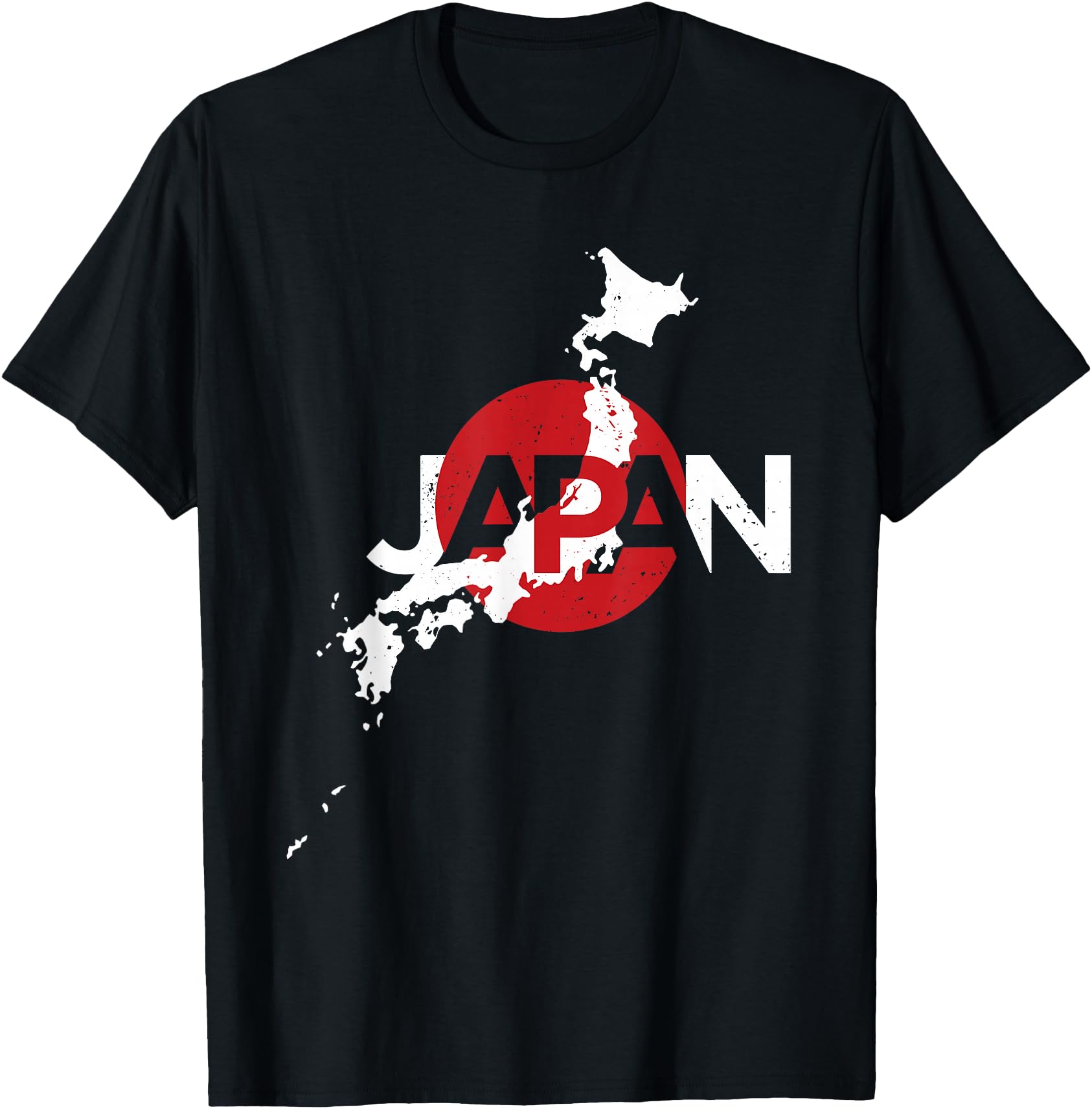 Original Japanese Map Flag Sweatshirt - Custom Art Print for Adults - T-Shirt, Sweatshirt, Hoodie
