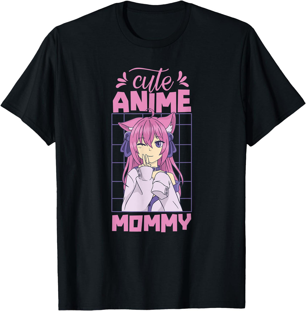 Anime Mommy Hobby Animes Mom Mother T-Shirt - Unique Graphic for Adults - T-Shirt, Sweatshirt, Hoodie
