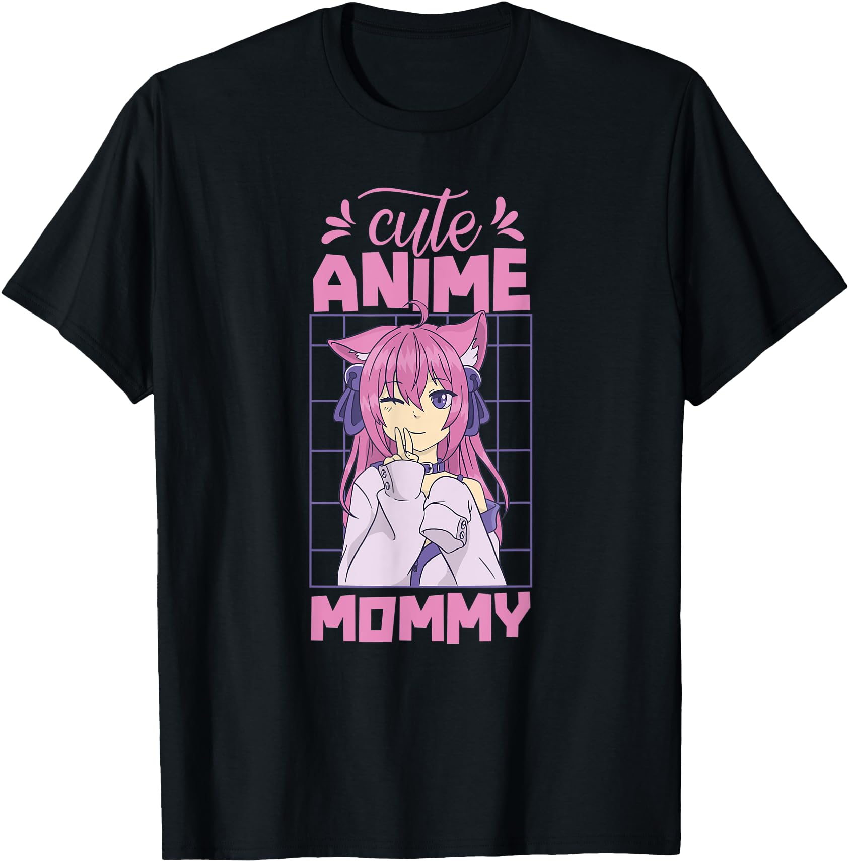 Anime Mommy Hobby Animes Mom Mother T-Shirt - Unique Graphic for Adults - T-Shirt, Sweatshirt, Hoodie