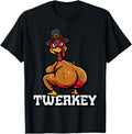 Exclusive Thanksgiving Turket Twerk T-Shirt - Novelty Apparel for Adults - T-Shirt, Sweatshirt, Hoodie