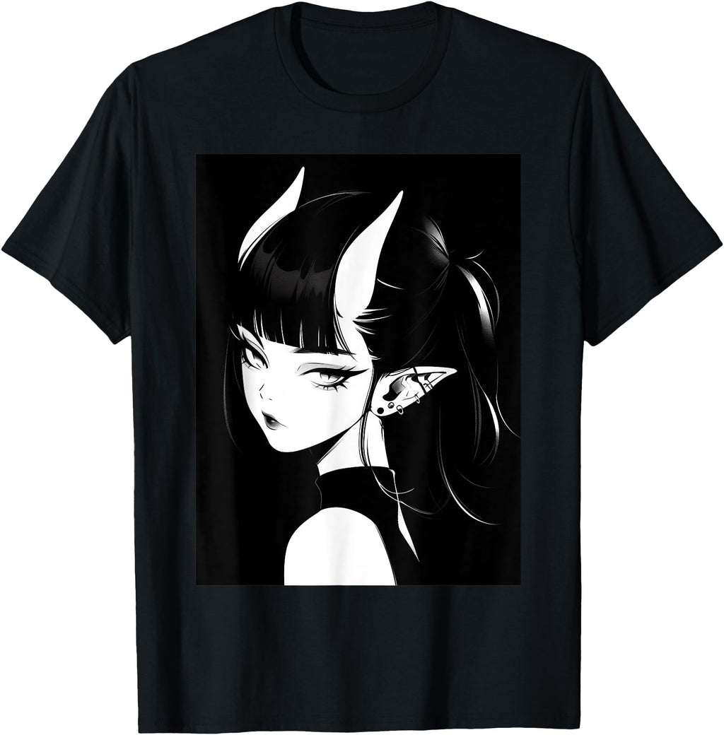 Original Anime Horns Soft Grunge Waifu Sweatshirt - Novelty Apparel Unisex - T-Shirt, Sweatshirt, Hoodie