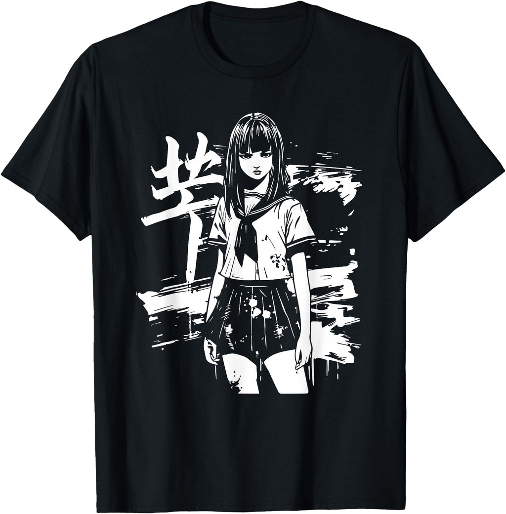 Handcrafted Anime Horror Aesthetic Sweatshirt - Novelty Apparel Men Women - T-Shirt, Sweatshirt, Hoodie