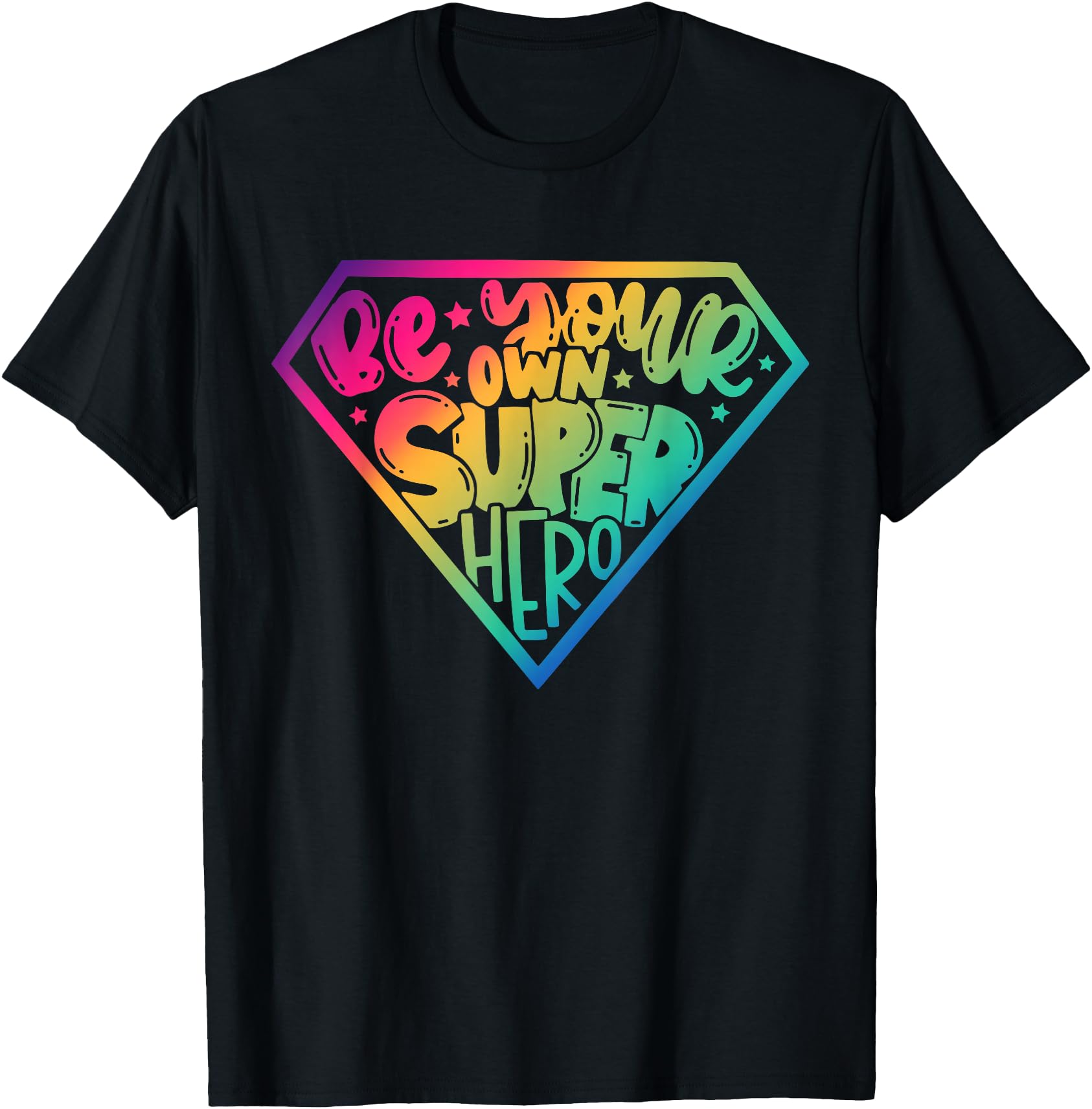 Authentic Be Your Own Super Hero Sweatshirt - Minimalist Print Unisex - T-Shirt, Sweatshirt, Hoodie