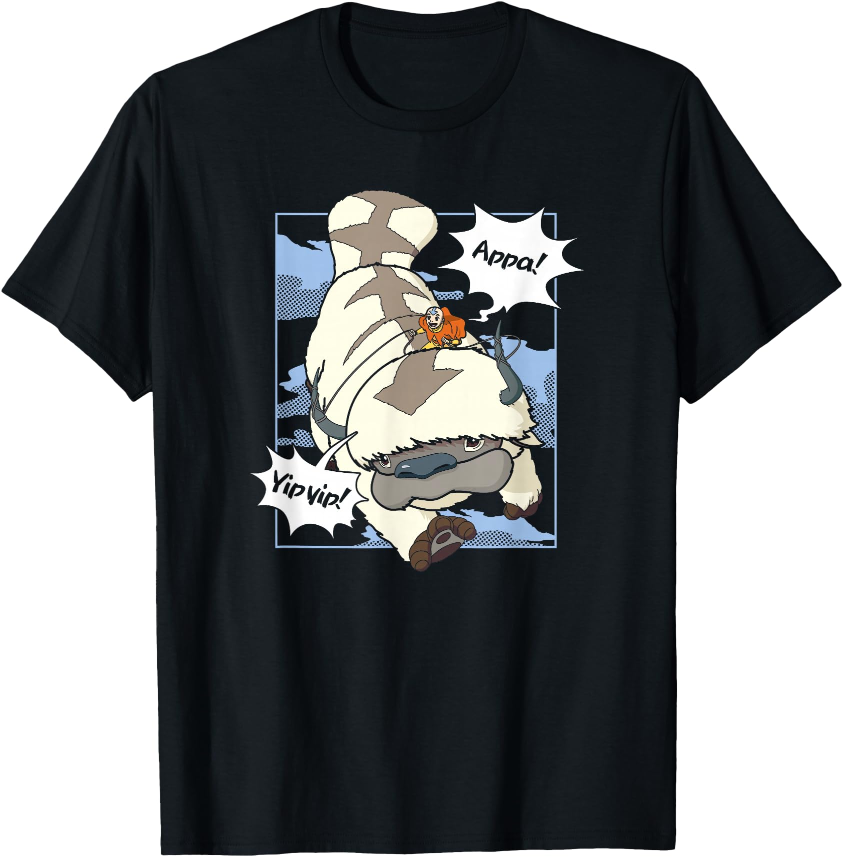 Authentic Avatar Last Airbender Appa T-Shirt - Casual Everyday Wear Unisex - T-Shirt, Sweatshirt, Hoodie