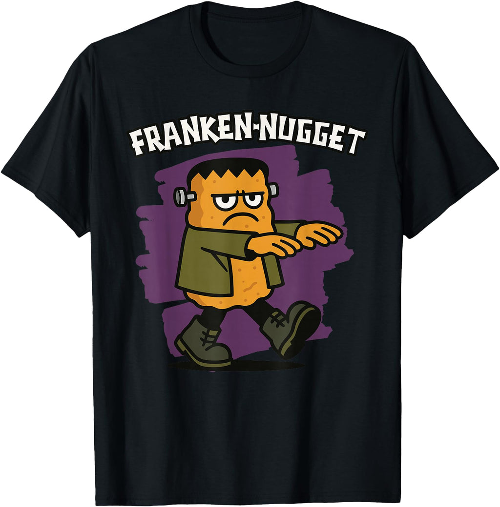 Authentic Chicken Nugget Halloween T-Shirt - Minimalist Print Men Women - T-Shirt, Sweatshirt, Hoodie