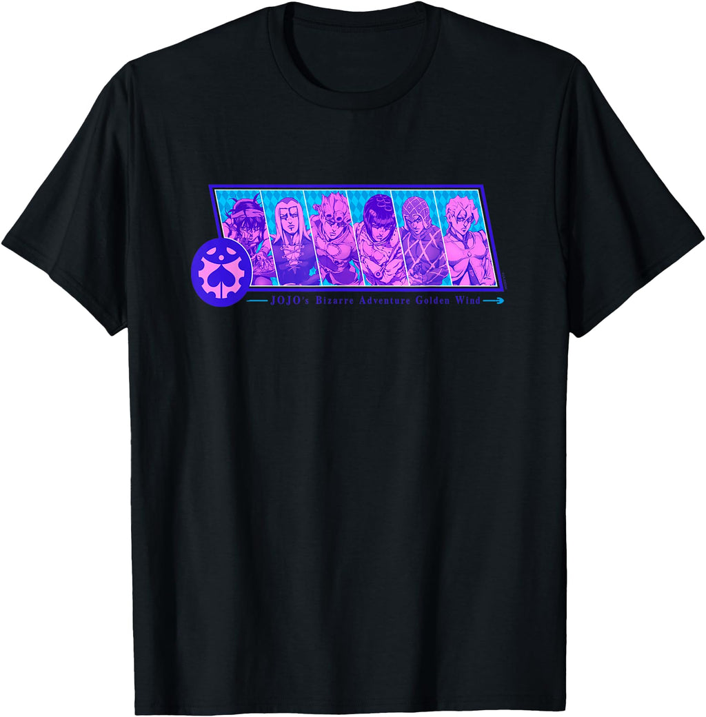 Original Jojo S Bizarre Adventure Group Hoodie - Unique Graphic Unisex - T-Shirt, Sweatshirt, Hoodie