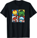 Handcrafted Marvel Kawaii Chibi T-Shirt - Aesthetic Graphic Unisex - T-Shirt, Sweatshirt, Hoodie