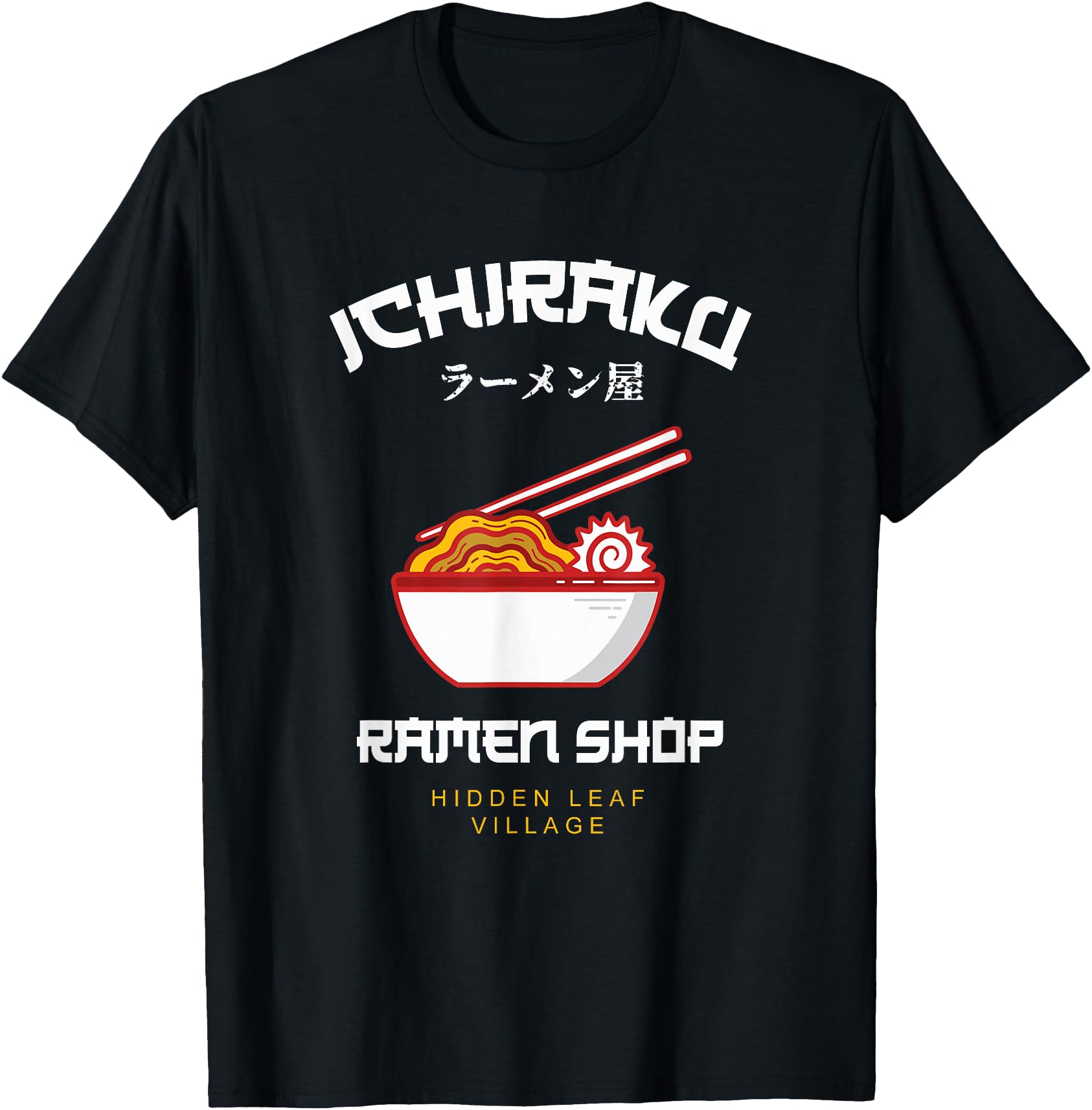 Original Ichiraku Ramen Shop Hidden Hoodie - Minimalist Print Men Women - T-Shirt, Sweatshirt, Hoodie