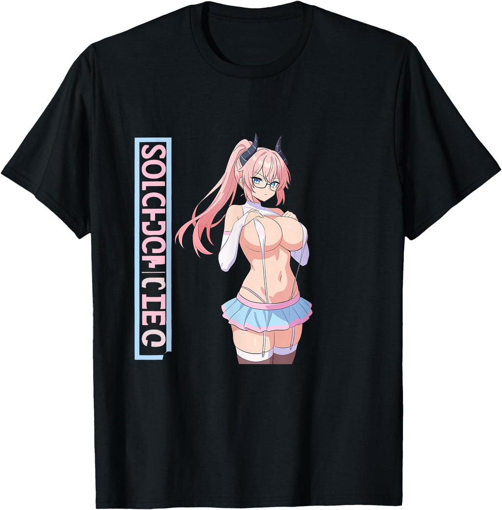 Exclusive Waifu Sexy Anime Horns Sweatshirt - Casual Everyday Wear Unisex - T-Shirt, Sweatshirt, Hoodie