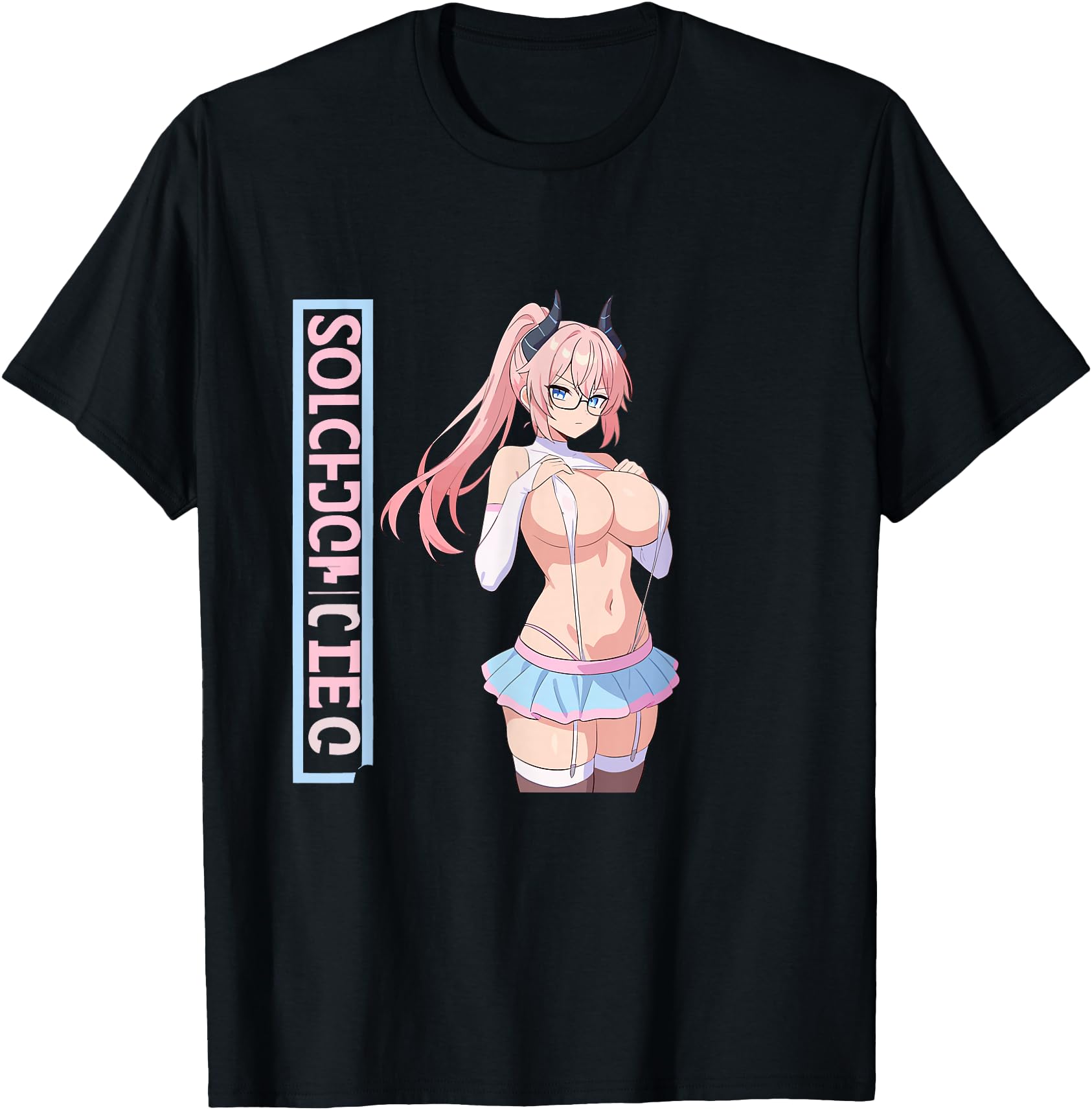 Exclusive Waifu Sexy Anime Horns Sweatshirt - Casual Everyday Wear Unisex - T-Shirt, Sweatshirt, Hoodie