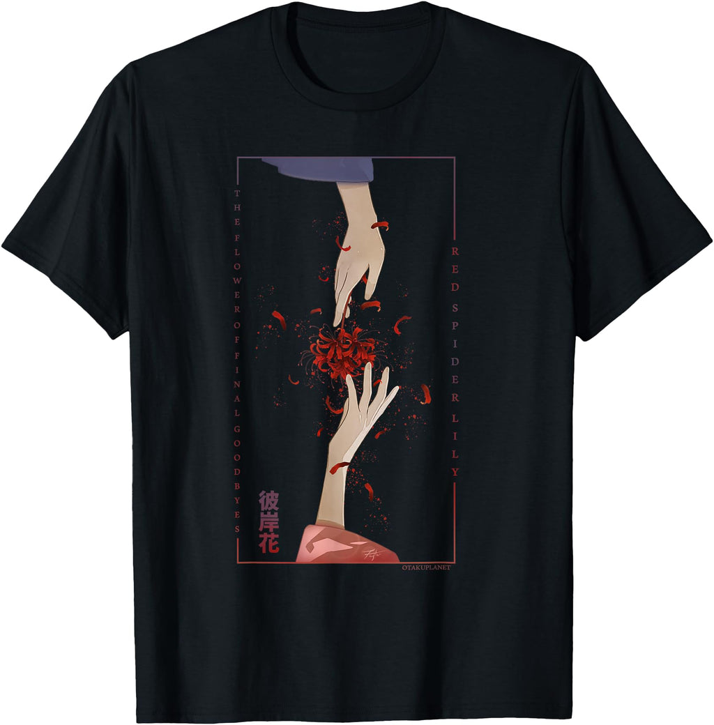 Handcrafted Higanbana Or Red Spider T-Shirt - Fun Novelty Design Men Women - T-Shirt, Sweatshirt, Hoodie
