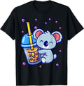 Handcrafted Koala Blue Boba Tea Sweatshirt - Unique Graphic for Adults - T-Shirt, Sweatshirt, Hoodie