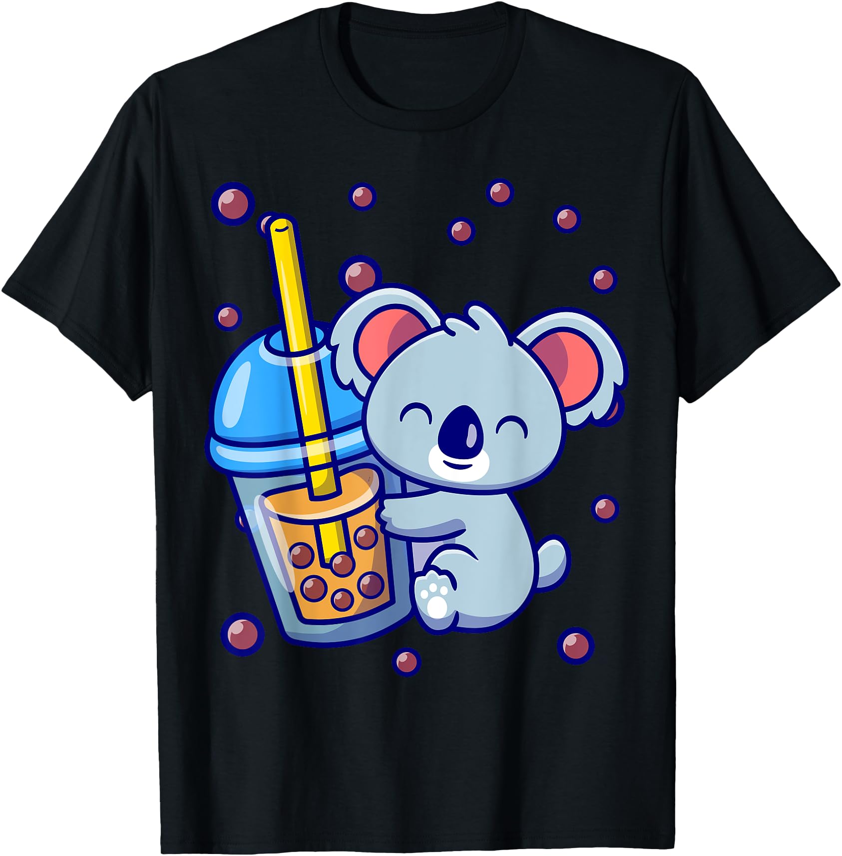 Handcrafted Koala Blue Boba Tea Sweatshirt - Unique Graphic for Adults - T-Shirt, Sweatshirt, Hoodie