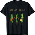 Exclusive String Beans Vegetable Music Hoodie - Streetwear Style Unisex - T-Shirt, Sweatshirt, Hoodie