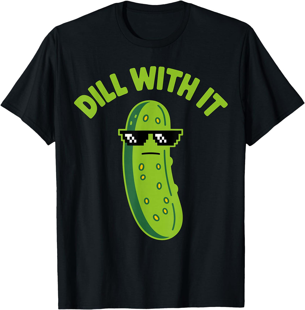 Dill It Pickle Artist Collaboration Sweatshirt - Custom Art Print Men Women - T-Shirt, Sweatshirt, Hoodie