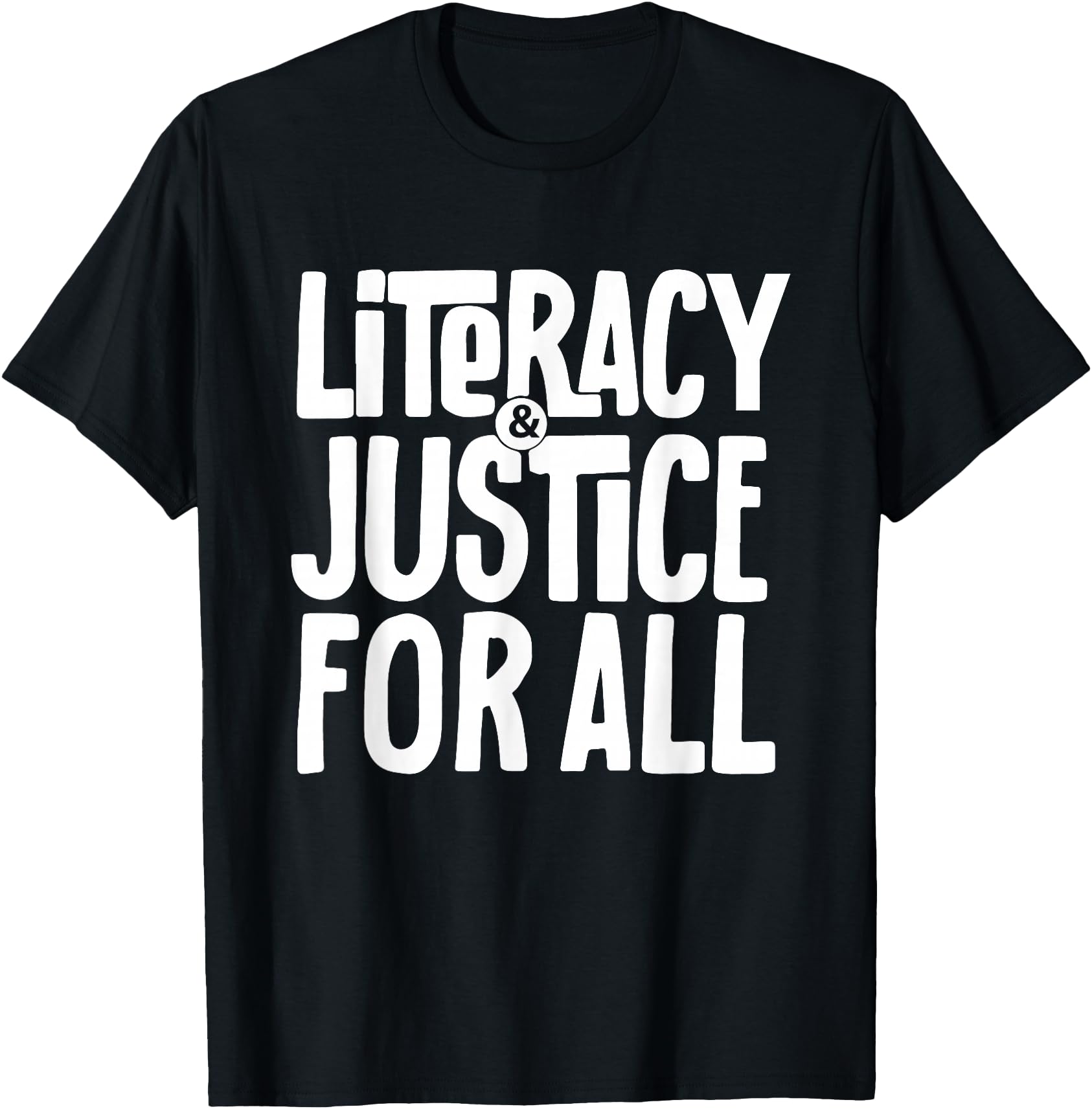 Exclusive Literacy And Justice All T Hoodie - Custom Art Print Men Women - T-Shirt, Sweatshirt, Hoodie