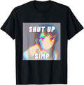 Shut Up Simp Japanese School Weeaboo Hoodie - Minimalist Print Men Women - T-Shirt, Sweatshirt, Hoodie